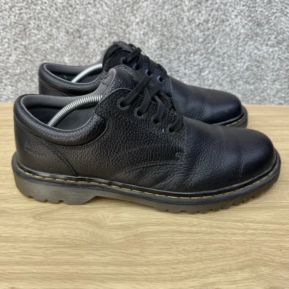 DR. MARTENS Ashfeld Oxford Utility Shoe Men's Size 12 Black Leather‎ Lace Up