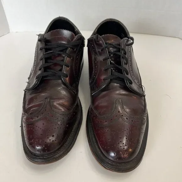 VTG O’Sullivans‎ Coburne Square Dress Shoes Size Mens US 9.5 Wingtip Oxford USA