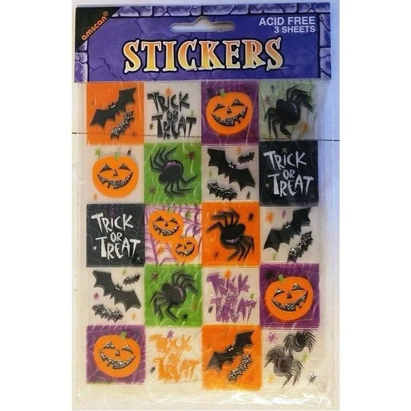 AMSCAN HALLOWEEN STICKERS !