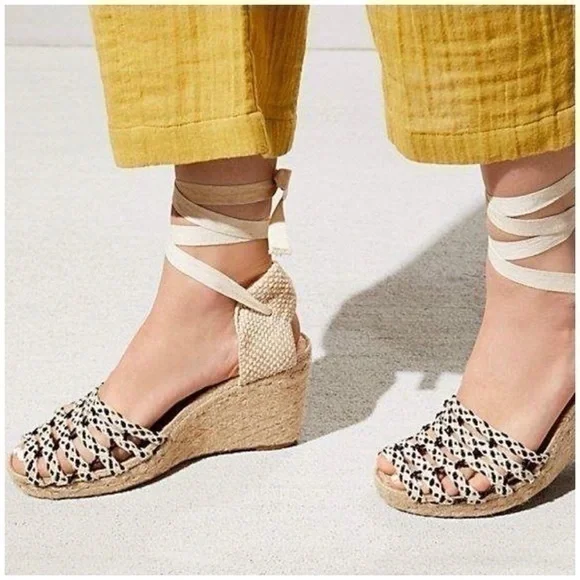 FREE PEOPLE AMALFI COAST WEDGE SANDAL sz 39