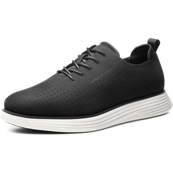 ⚡ Men Black-nubuck Max Flex Fashion Dress Sneakers Oxfords Classic Casual Shoes