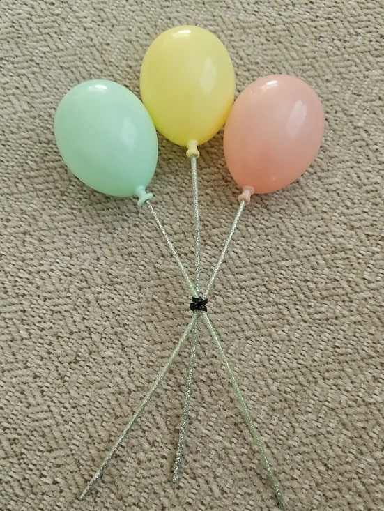 Party Decorations Hard Plastic Ballons - Set of 3