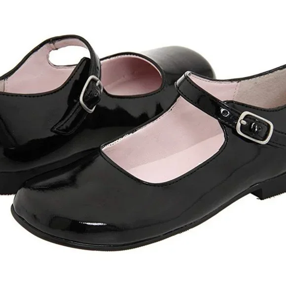 Nina Bonnnett-Black Patent Baby Dress Shoe Size 5M