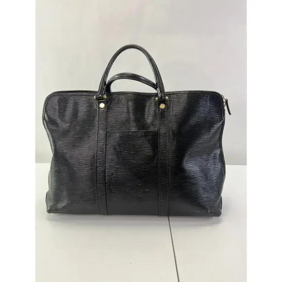 Vintage Calvin Klein Epi Leather Briefcase Document Case