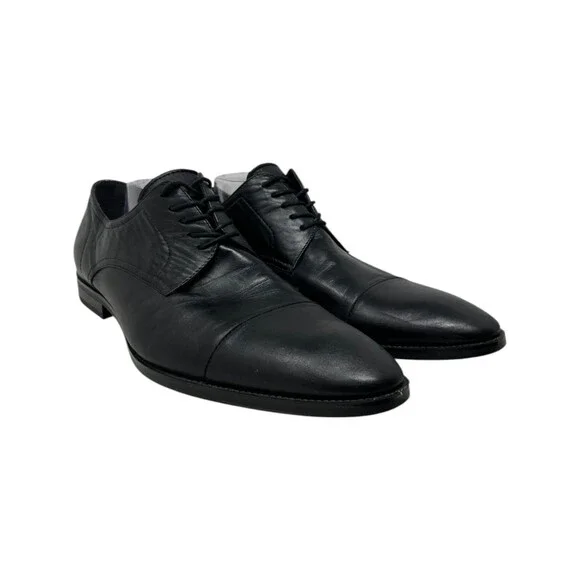 ALDO Derby Dress Shoes Men’s Size 14 Black Leather Cap Toe Classic Formal