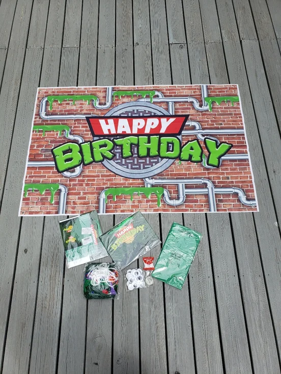 Teenage Mutant Ninja Turtles Birthday Party Decorations Bundle