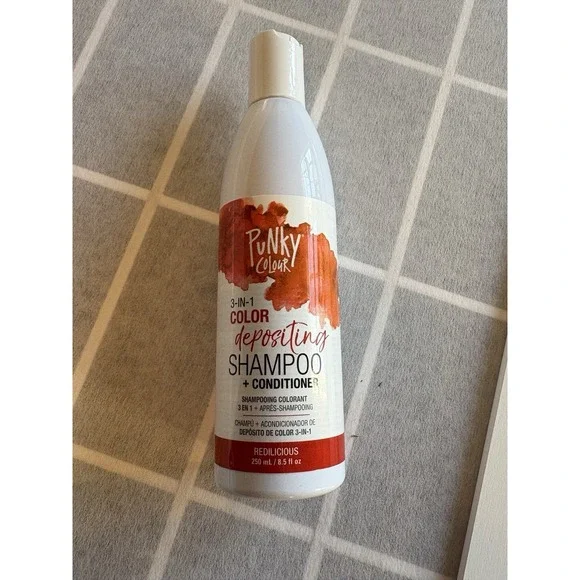 Punky Colour 3-in-1 Color Depositing Hair Cleanser & Conditioner, 8.5 fl oz. NEW