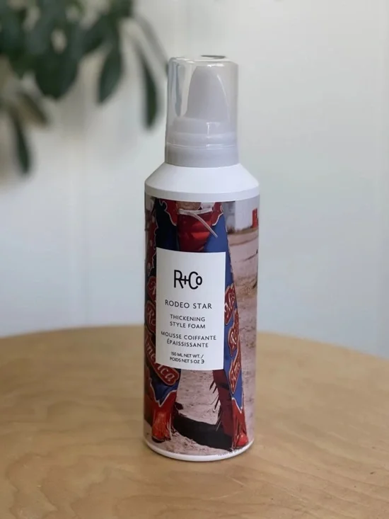 R+Co Rodeo Star Thickening Styling Foam Mousse Full Size 5 Ounces NWT