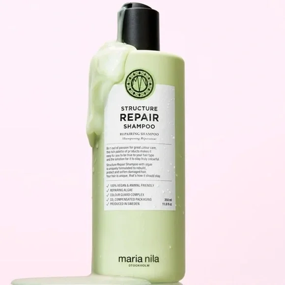 Maria Nila Stockholm Structure Repair Vegan Shampoo Full Size 11.8 Fl Oz NWT