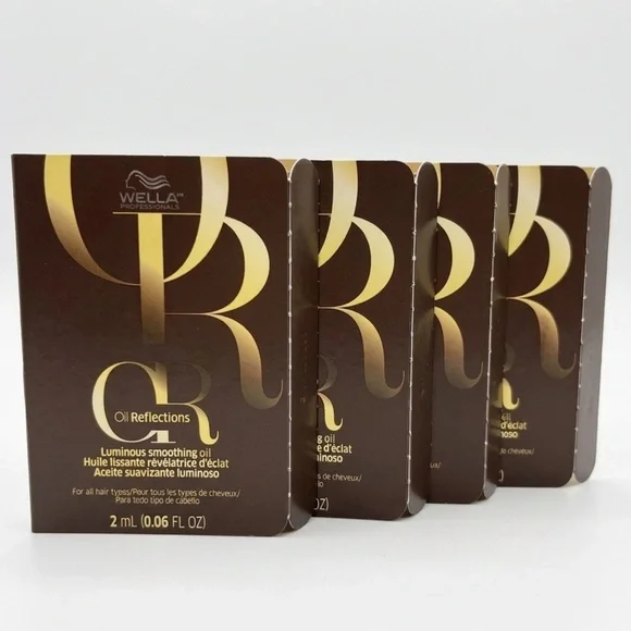 Wella Professionals Oil Reflections Luminous Smoothing Oil 2mL X4 NWT