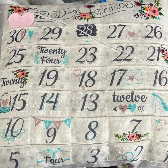 30 days till I do pillow Stratford Home