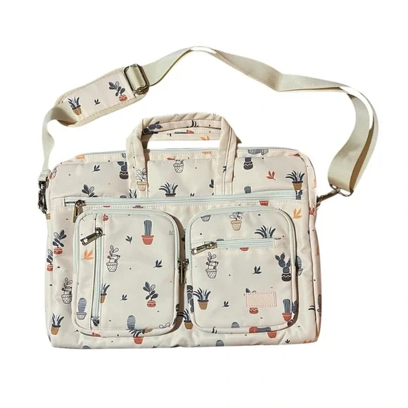 NEW Succulent Plant Print Laptop Bag