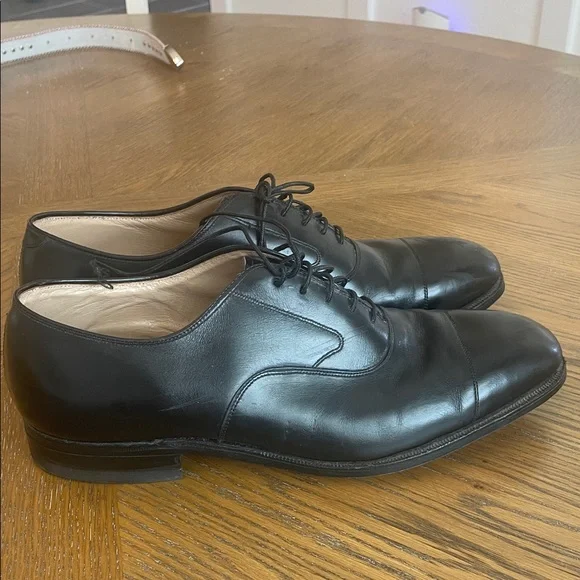 Classic Johnson & Murphy Aristocraft Black Leather Men's Dress Shoes