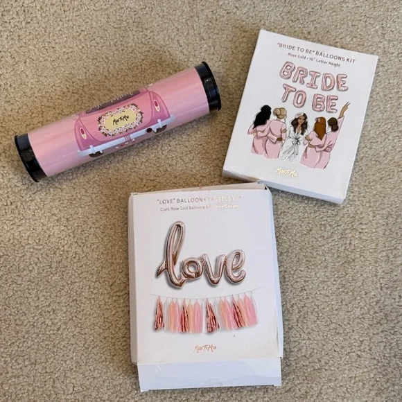 Pink Bride to Be Balloon Kit