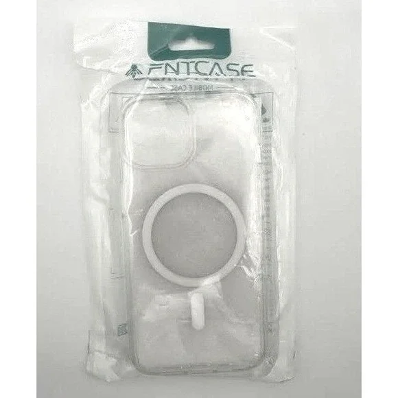 Clear iPhone 15 14 13 Case MagSafe Compatible Shockproof Transparent Cover New
