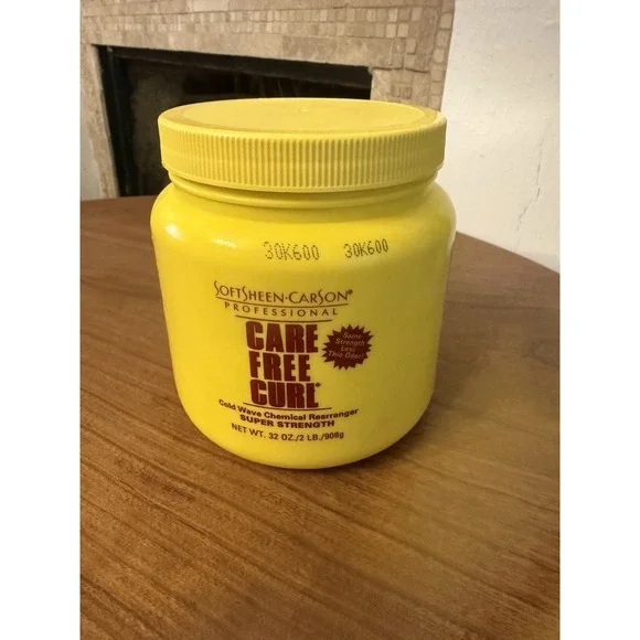 Softsheen Carson Care Free Curl Cold Wave Chemical Rearranger SUPER 32 oz jar