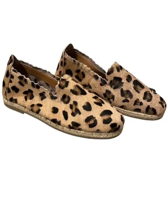 NWT Myra Leopard Style Icon Espadrilles Size 7