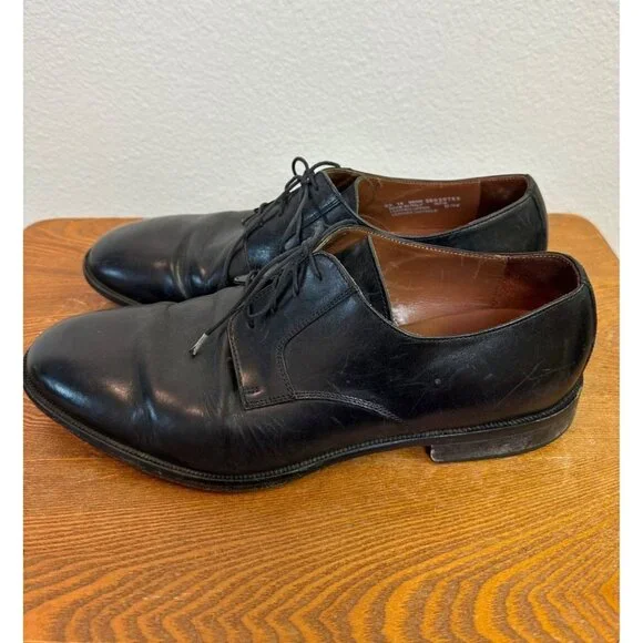 Men's Bostonian Leather Dress Shoes Vero Cuoio From Italy Size 11W Sku 2711