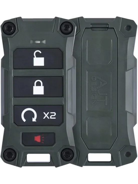 Custom Replacement Key Fob Case for Ram 2019+ - Durable Army Green Design