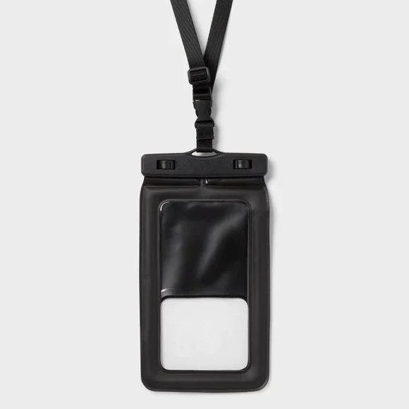 Heyday Waterproof Phone Pouch Case Fits 6.7in Touch Screen Black NEW open box