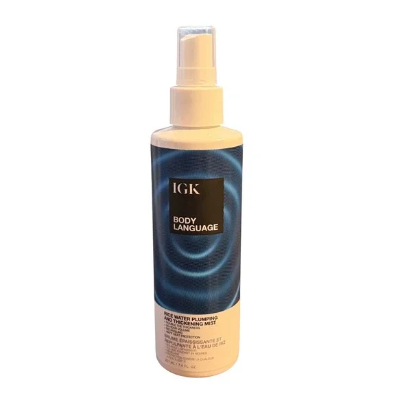 IGK Body Language Rice Water Plumping and‎ Thickening Mist 7.0 fl oz 207 ml