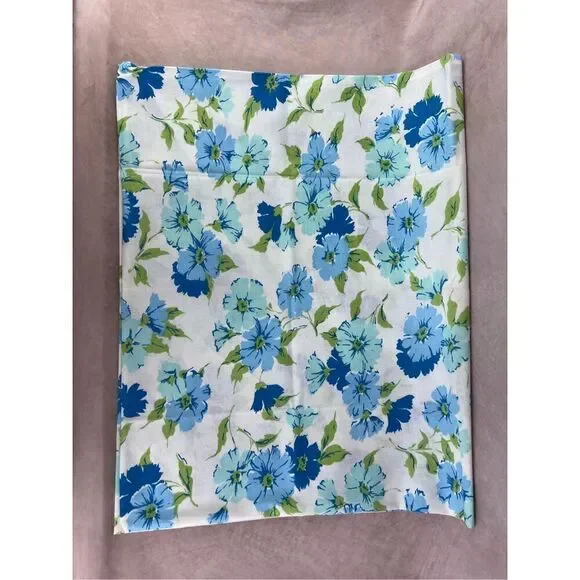 Vintage Flower Power Pillowcase Mod 1970s