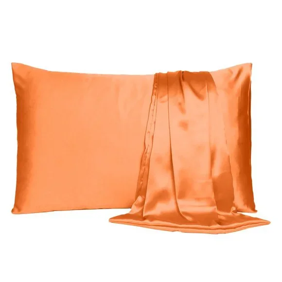 Oussum Satin Pillowcase for Hair and Skin Luxury Silky Soft Pillow Case Set of 2