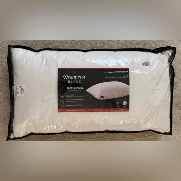🎉LAST CHANCE🎉BEAUTYREST BLACK Luxurious 20x36 Down And Feather Blend‎ Pillow