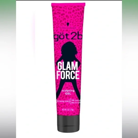 Got2b Glam Force Sculpting Hair Styling Gel 24HR Control 6oz Discontinued new