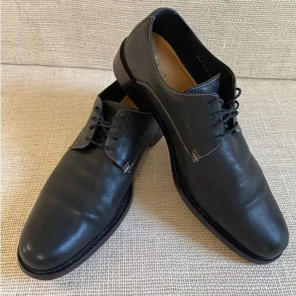 Cole Haan Classic American all Leather Derby Oxford Black‎ Tie-Ups, Men's 13 M
