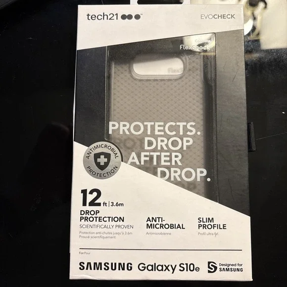Tech21 Case for Samsung Galaxy S10+‎ Evo Check - Smokey/Black