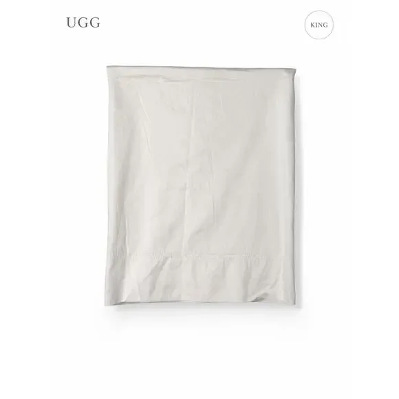 UGG White Cotton Pillowcase Single King Pillowcase Soft Bedding