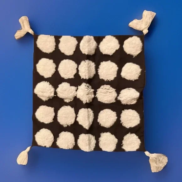NEW Lot 3 Packs‎ Merchant 41 Pillow Cover Black White polkadots 18