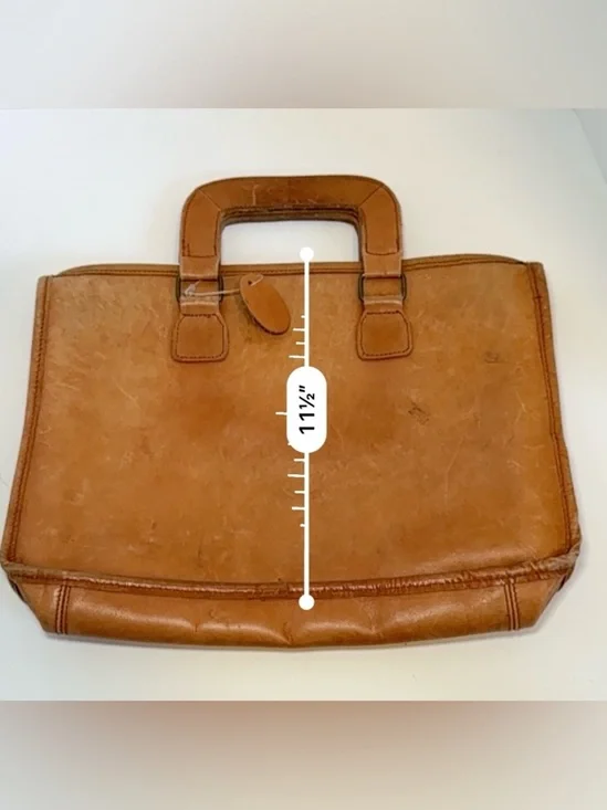 Magid vintage leather briefcase