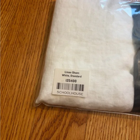 NEW Schoolhouse Linen Standard Pillow Shams (Lot of 2)