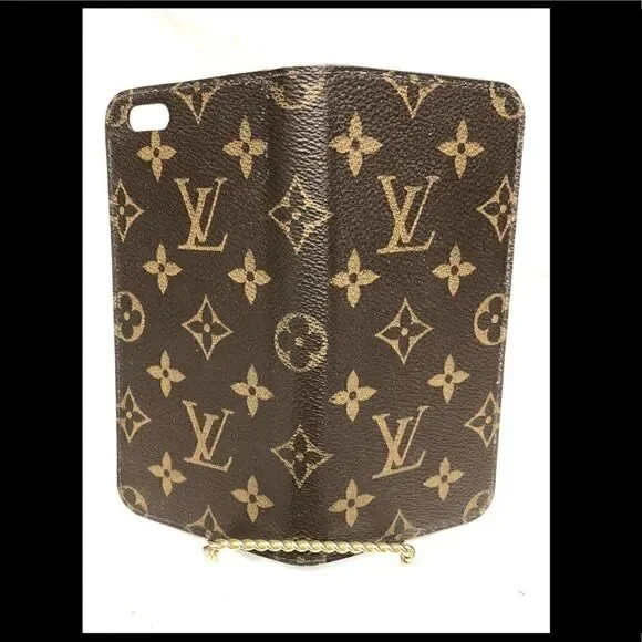 Louis Vuitton Monogram Folio IPhone 6 Plus Case M61423 LV E4360
