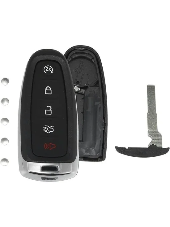 Smart Key Fob Case Cover for Ford Escape, C-Max, Focus SE - Keyless Entry