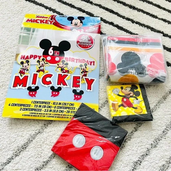 All New Mickey‎ Mouse Birthday Party Supplies Set