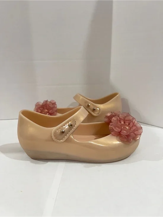Mini Melissa Ultragirl Springtime Pearly Pink Girls kids Size 9 Waterproof Comfy