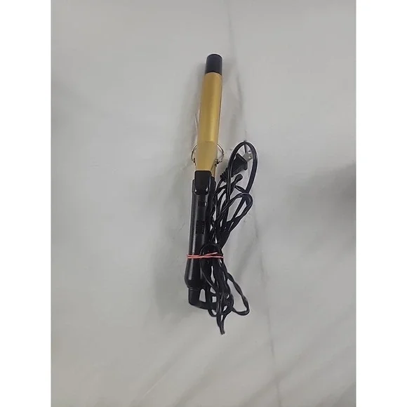Stella Pro Gold Edition Professional Ceramic Black 1 inch Hair Curling Iron