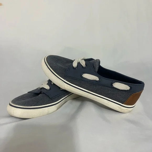 Kids Navy Blue Dress Shoes‎