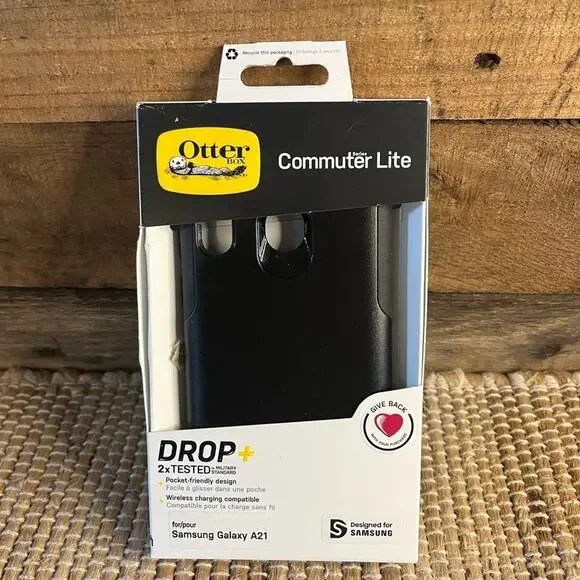 Black Commuter Lite‎ Samsung Galaxy A21 Case
