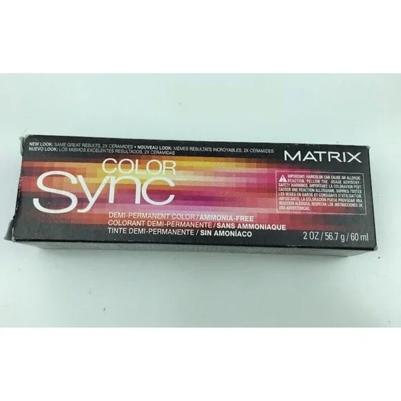 Matrix Color Sync-Demi-Permanent Color Sheer Pastel Gold Violet SPGV 2 Oz - NEW