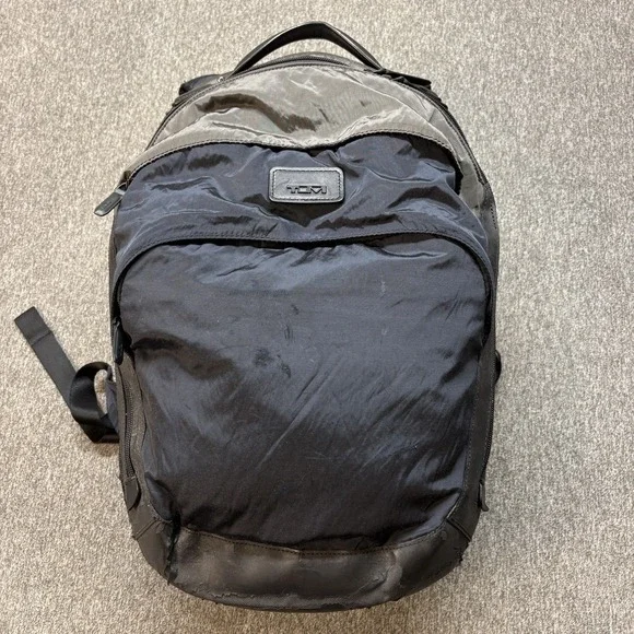 Tumi Backpack Virtue Diligence Black Ballistic Nylon Laptop Work‎ School