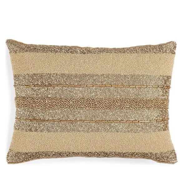 Gatsby bead decorative pillow
