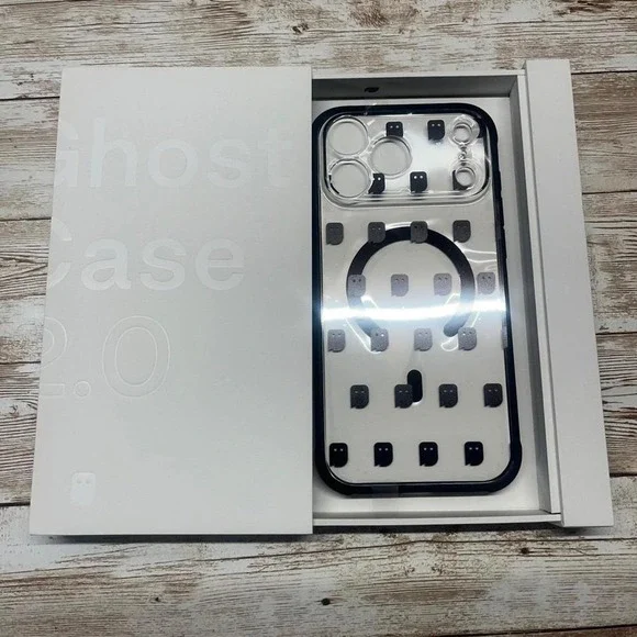 Ghost 2.0 iPhone 17 Pro Max Clear Case Zero Yellowing‎ Magnetic MagSafe Open Box