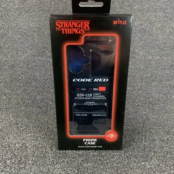 Stranger Things Walkie-Talkie Phone Case Apple iPhone 16 New Sealed