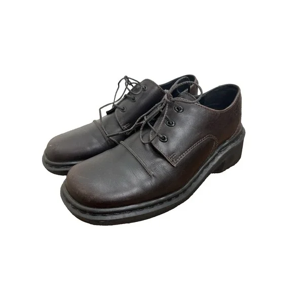 Vintage Dr Martens Size 5 Oxford 9264 Brown Air Cushioned Sole 90's Y2K Academia