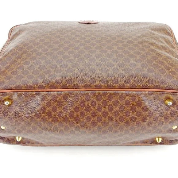 CELINE Business bag Brown beige gold Women Authentic secondhand