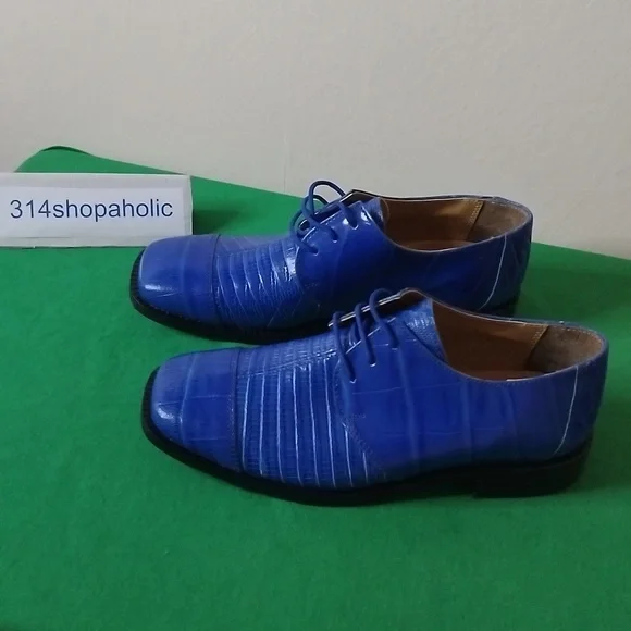 Boys Blue Dress Shoes